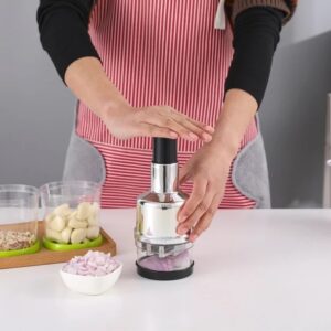 Vegetable Fruit Salad Onion Garlic Food Hand Chopper Cutter Slicer Peeler Dicer