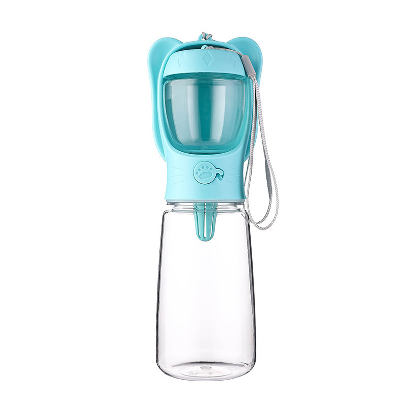 2 In 1 Dog Water Bottle, Leak Proof Portable Pet Water Bottle With Food Container, Outdoor Portable Water Dispenser For Dog, Puppy Supply For Walking, Hiking, Camping, Travel - Image 4