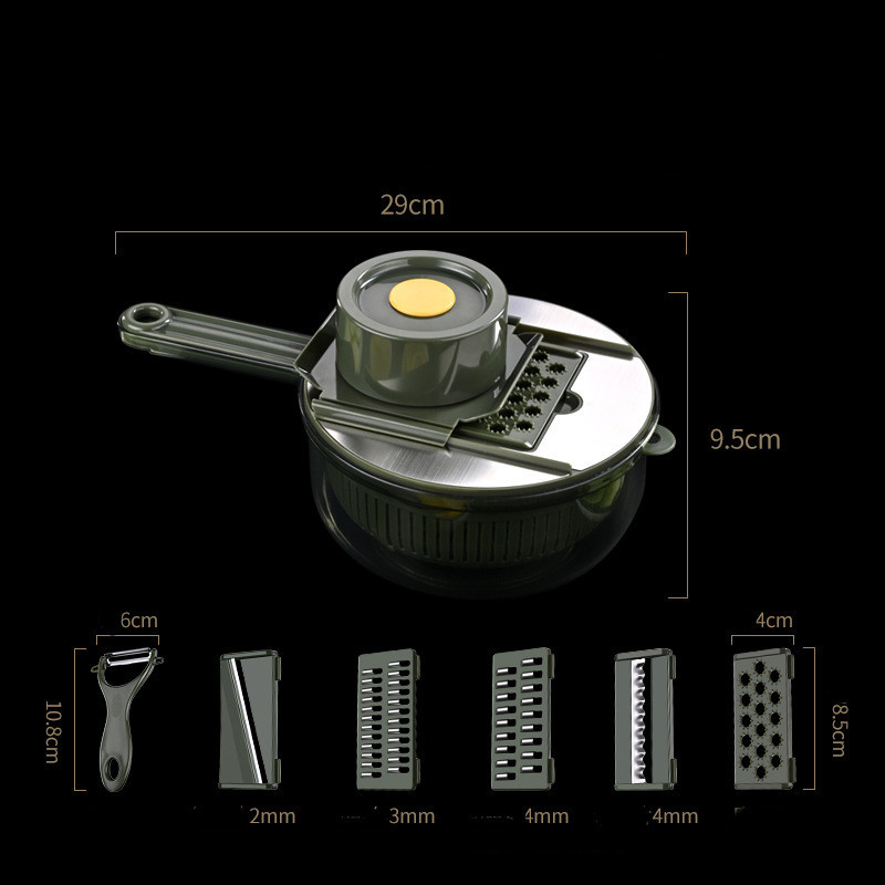 Household Vegetable Slicer Fashion Simple Multifunctional Vegetable Cutter Kitchen Tools - Image 4