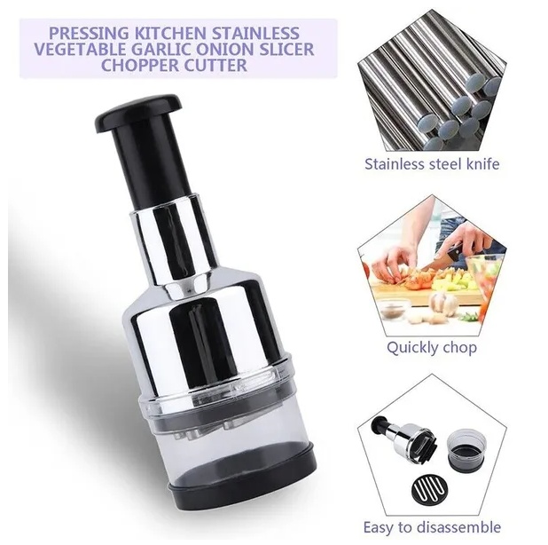 Vegetable Fruit Salad Onion Garlic Food Hand Chopper Cutter Slicer Peeler Dicer - Image 3