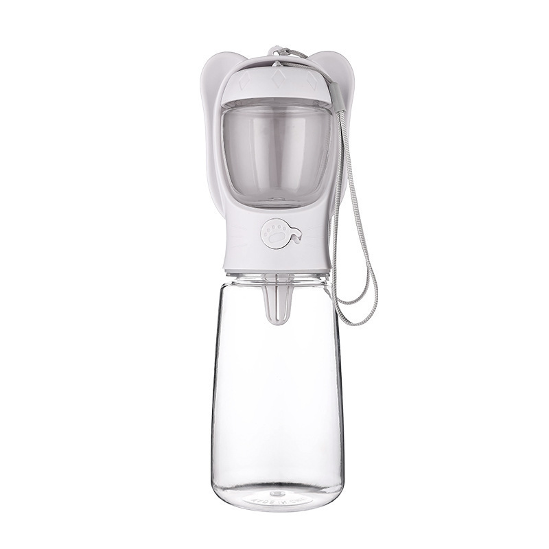 2 In 1 Dog Water Bottle, Leak Proof Portable Pet Water Bottle With Food Container, Outdoor Portable Water Dispenser For Dog, Puppy Supply For Walking, Hiking, Camping, Travel - Image 7